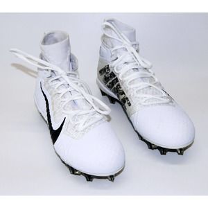 Nike Alpha Hurache 7 Elite LAX Lacrosse Cleats White CJ0224-100 Mens Size 8